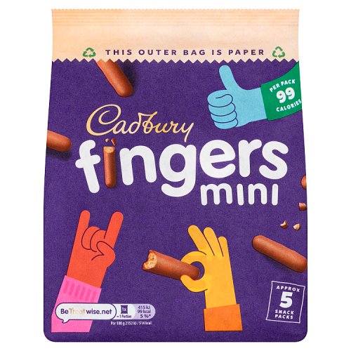 Cadbury Mini Fingers 96.5g