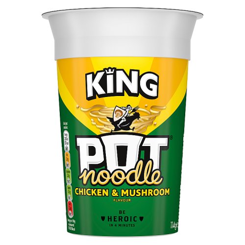 Pot Noodle King Chicken & Mushroom 114g