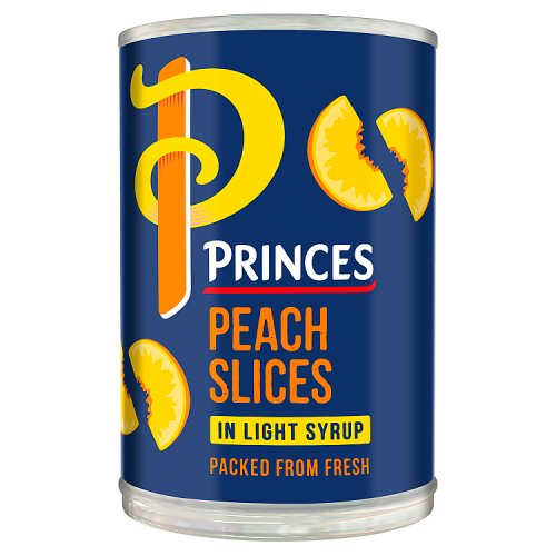 Princes Pch Slcs In Lght Syrup 410G