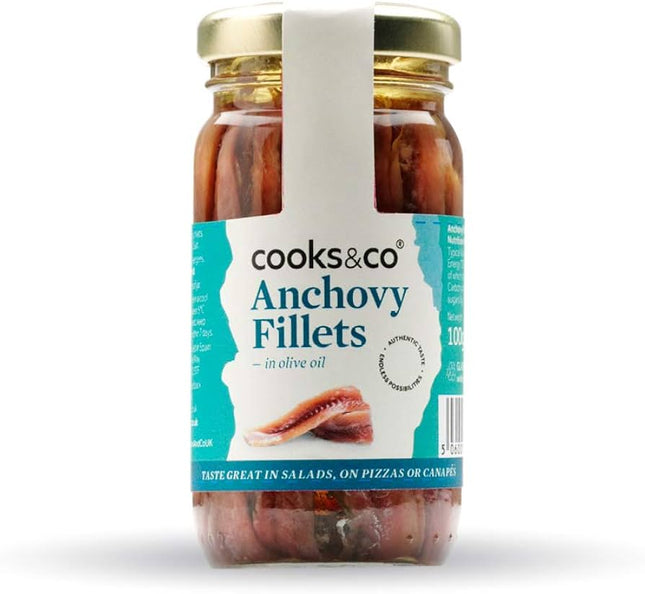 Cooks&Co Anchovy Fillets in Oil 100g