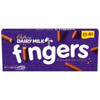 Cadbury Chocolate Fingers PMP £1.65 114g