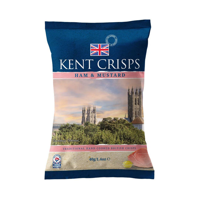 Kent Crisps Ham & Mustard 40g