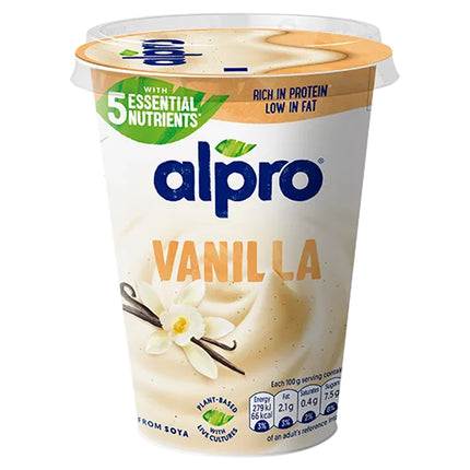 Alpro Vanilla Soya Yogurt Alternative 500G
