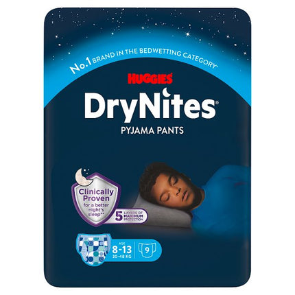 Huggies Drynites Boy 8-13 Years - 9 Pack