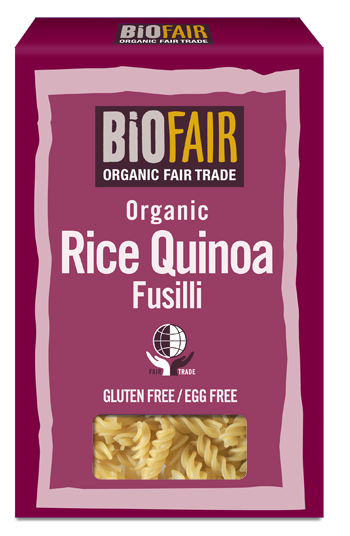 BioFAIR Rice Quinoa Fusilli Organic From Bolivia Fair Trade 250g