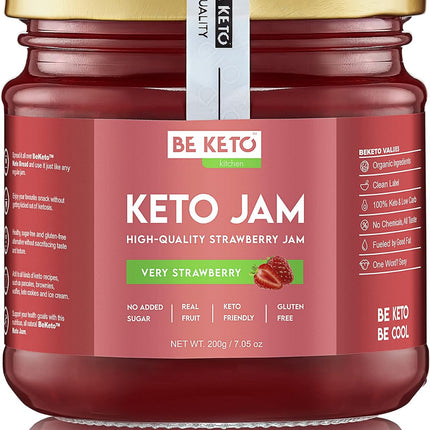 BeKeto Keto Jam Very Strawberry 200g