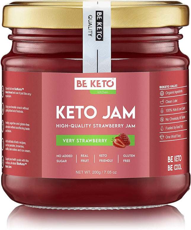 BeKeto Keto Jam Very Strawberry 200g