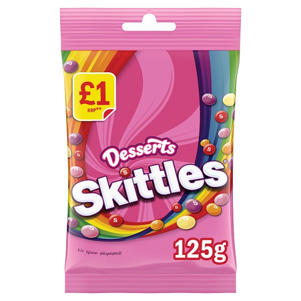 Skittles Desserts £1.00 PMP 125g