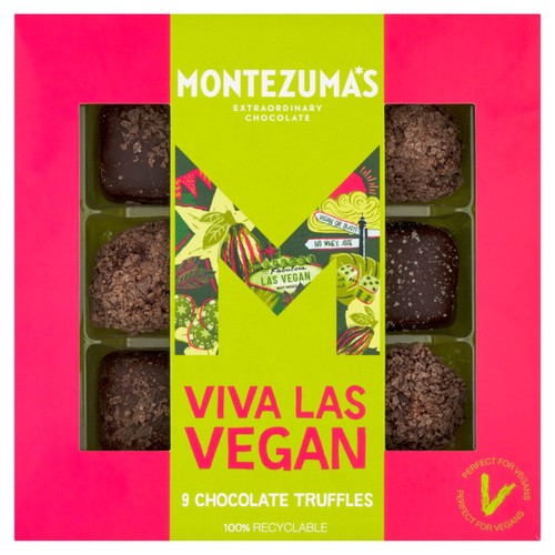 Montezumas Viva Las Vegan (9XS) Vegan Collection Truffle Boxes 110g