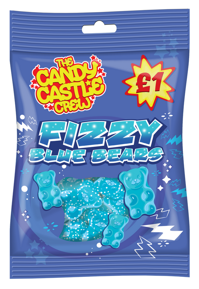 CCC  Fizzy Blue Raspberry Bears 90g