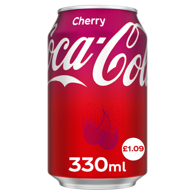 Cherry Coke PMP £1.09 330ml