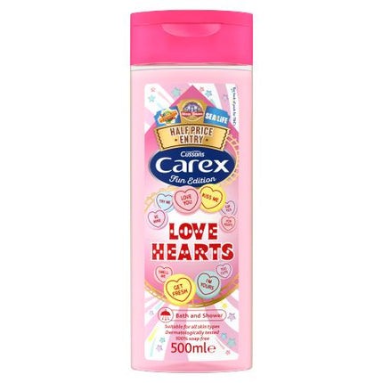 Carex Shower Gel 500ml Love Hearts