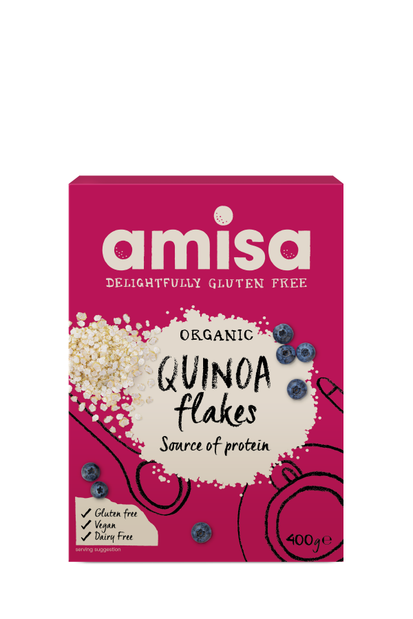 Amisa Quinoa Flakes Organic Gluten Free 400g