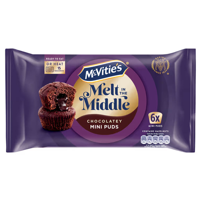 McVitie's Mini Melt in the Middle Puddings 162g