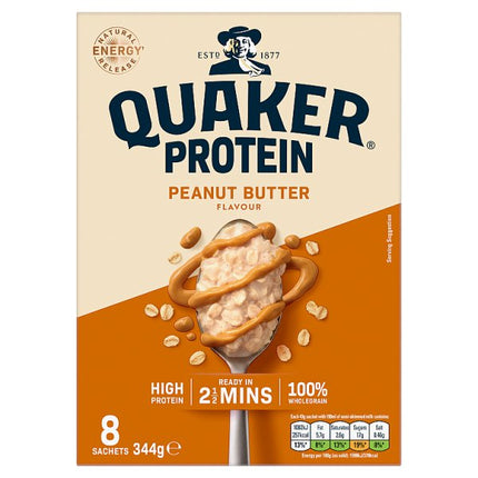 Quaker Oat So Simple Protein Peanut Butter 8Pk 8X43G