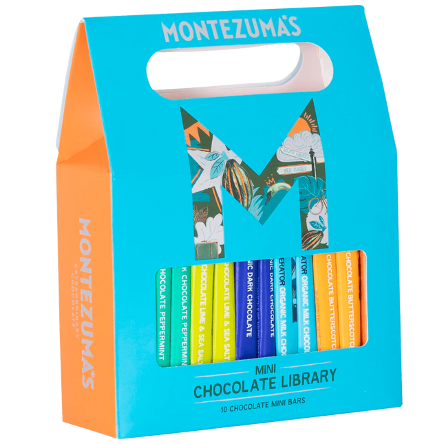 Montezumas Mini Bar Library Gift Box of 25g Mini Bars 250g