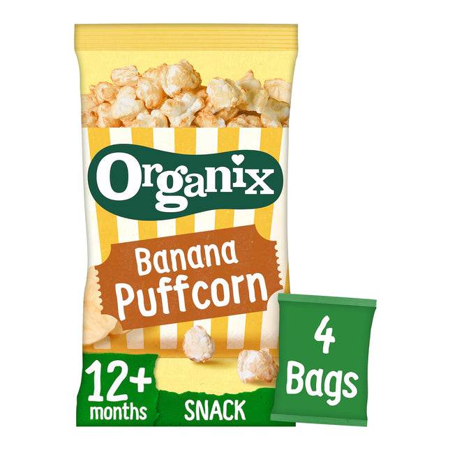 Organix Banana Puffcorn 4x10g