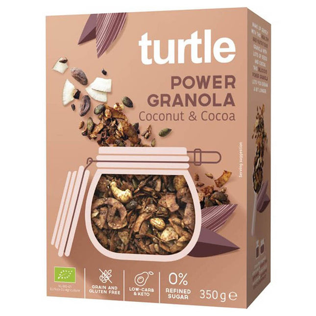 Turtle Power Granola Bio Coconut & Cocoa 350g