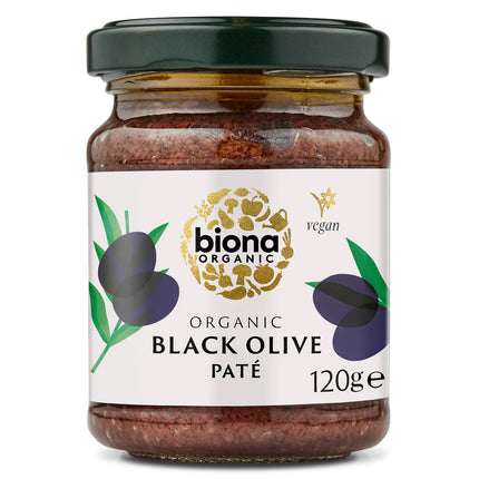 Biona Organic Black Olive Pate 120g