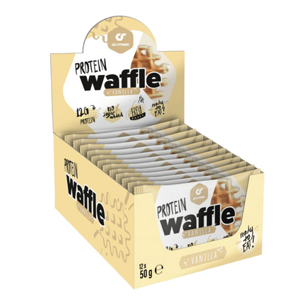 GoFitness Nutrition - Protein Waffle - Vanilla - Box