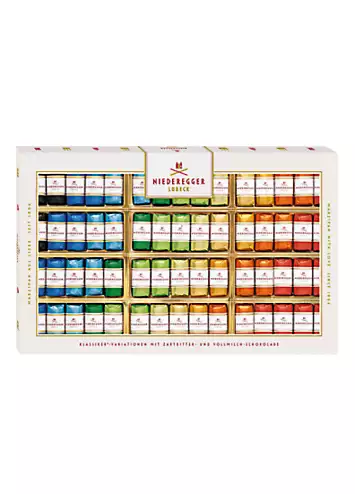 Niederegger Assorted Chocolate Covered Marzipan Mini Loaves In Gift Box 9 Flavours 375g