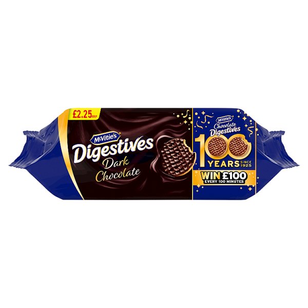 McVitie's Dark Chocolate Digestive Biscuits PMP £2.25 266g
