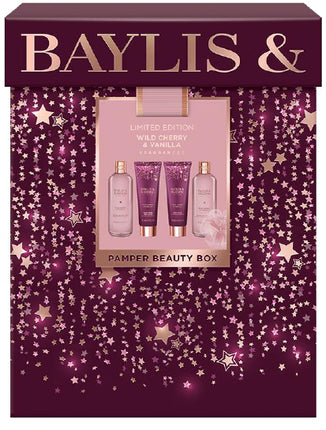 Wild Cherry & Vanilla Luxury Pamper Beauty Box Gift Set 900g