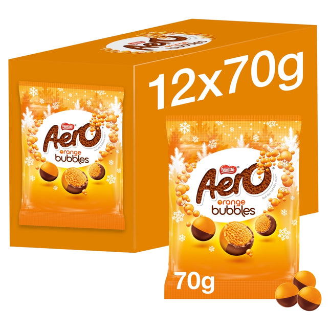 Aero Bubbles Orange Pouch Bag 70G
