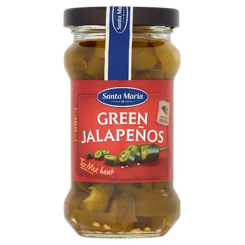 Santa Maria Green Jalapenos Hot 200g