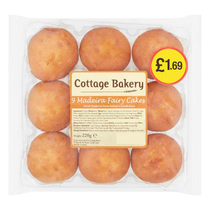 Cottage Madeira Fairy Cakes 9Pk PMP £1.69 9S