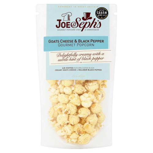 Joe & Seph's Goats Cheese & Cracked Black Pepper TOP SELLER - 65g