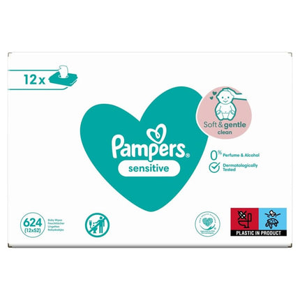Pampers Baby Wipes Scented 1x(12x52s)