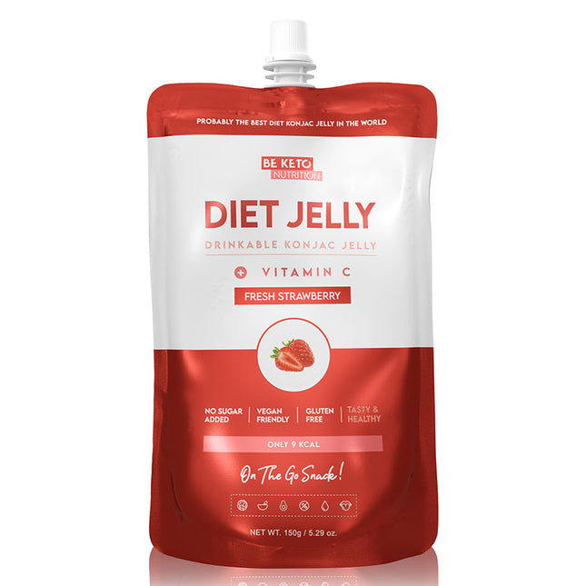 BeKeto Konjac Diet Jelly Fresh Strawberry 150g