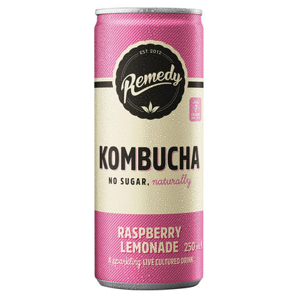 Remedy Kombucha Raspberry Lemon 250ml