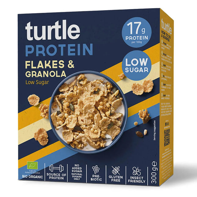 Turtle High Protein Flakes & Granola 300g