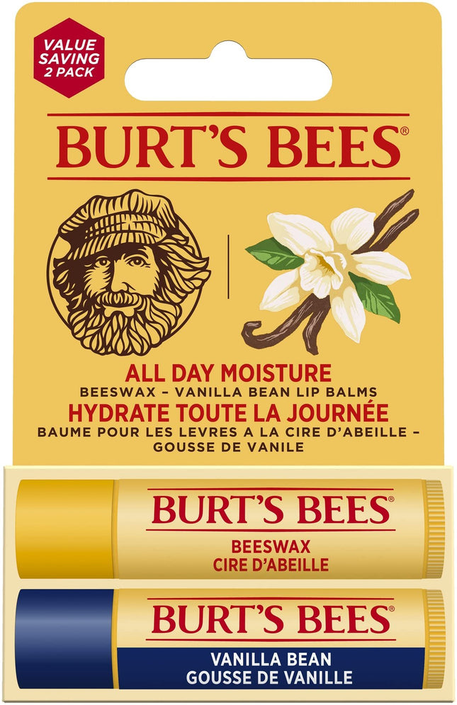 Burts Bee's Vanilla Lip Balm Blister Pack 4.25g