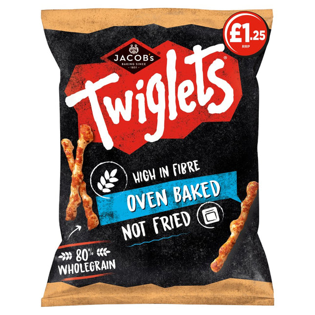 Jacob's Twiglets Original Snacks PMP £1.25 105g
