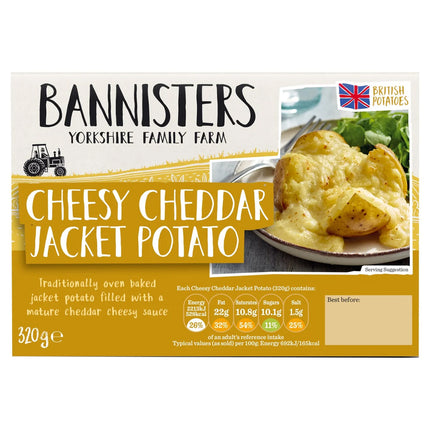 Bannisters Farm Mature Cheddar Filled Jacket Potato 320G