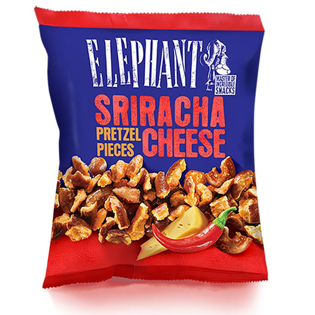Elephant Pieces Pretzels with Sriracha Cheese 125g