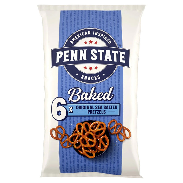 Penn State Sea Salted Multipack Pretzels 6 Pack 132g