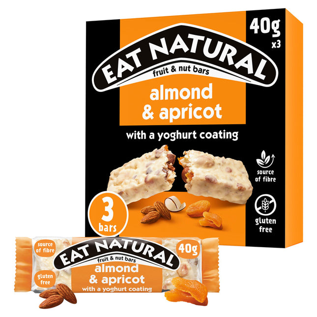 EAT NATURAL 3erMandel & Sultanine mit Erdnüssen & Aprikosen (3x40g)