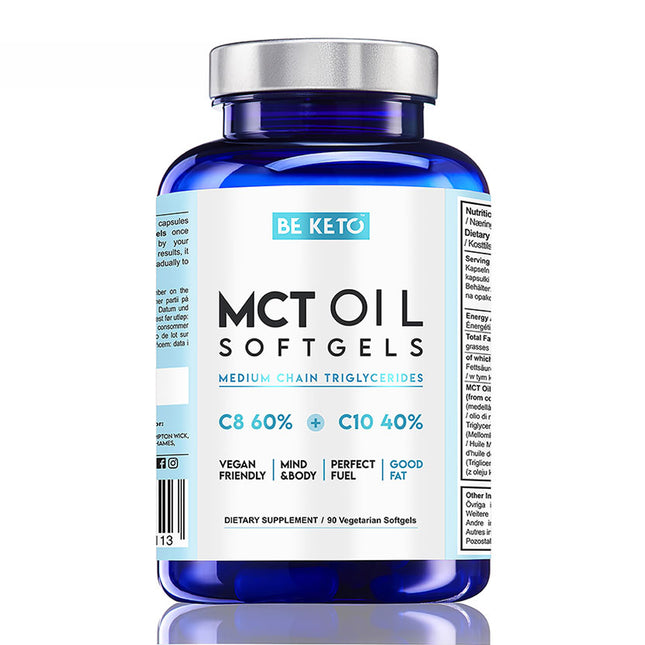 BeKeto MCT Oil C8 + C10 90 Capsules