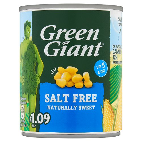 Green Giant Suprsweet Corn No Salt 12X198G Pmp