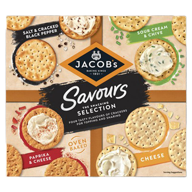 Jacob's Savoury Assortment 250G X4