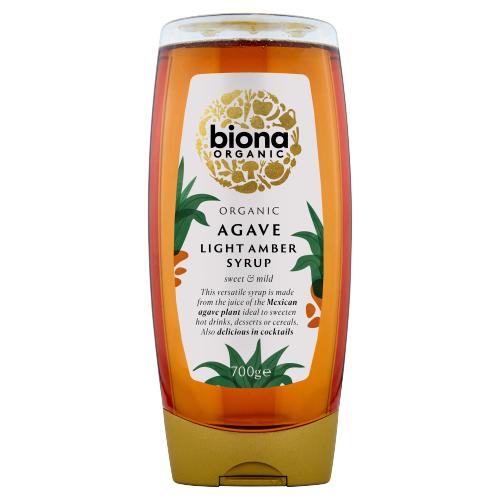 Biona Organic Agave Syrup/ Nectar Light Squeezy 700g