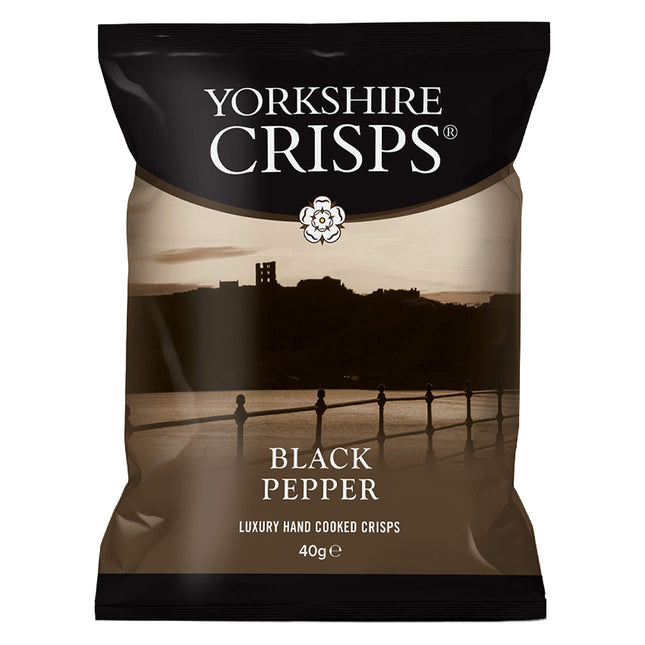 Yorkshire Crisps Black Pepper 40g