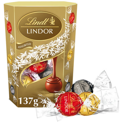 Lindt Lindor Assorted Cornet 137g