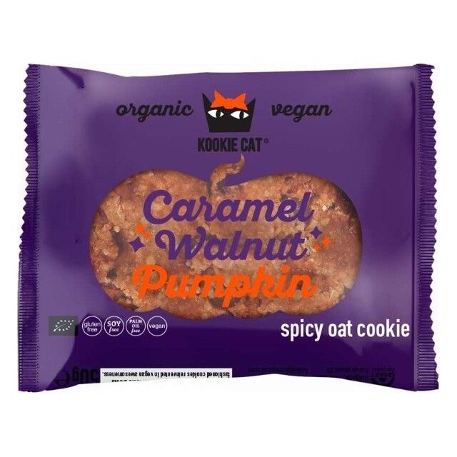 Kookie Cat Cookie Caramel Walnut Pumpkin 50g
