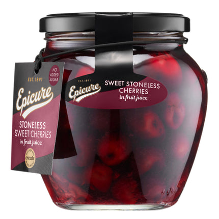 Epicure Sweet Cherries in Fruit Juice (Jar) 550G