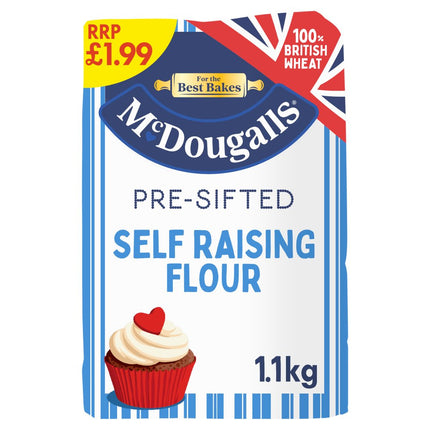 Mcdougalls Slf Raising Flour PMP £1.99 1.1kg